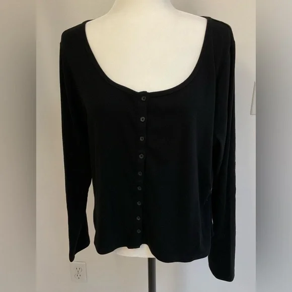 a new day Light Blue Sweater Cardigan Cropped - Picture 7 of 10